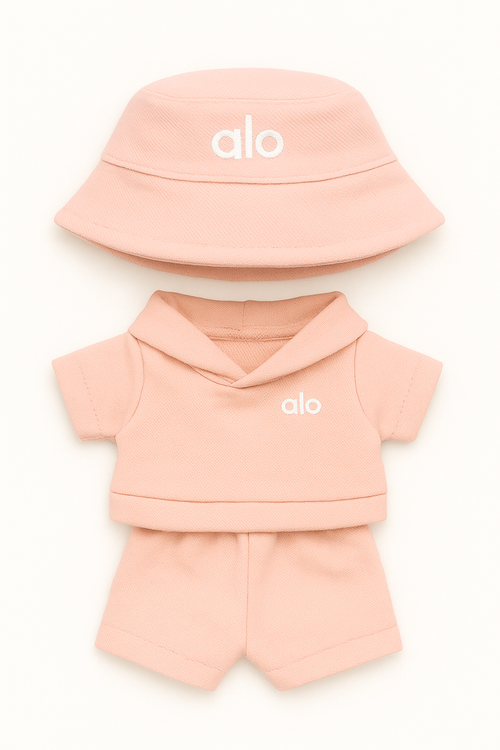 Labubu alo-Inspired Pink Streetwear Set (3pc) – Labubu